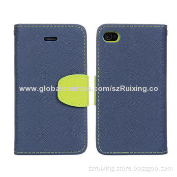 Ten word veins leather case for iPhone 5/5s, with stand function